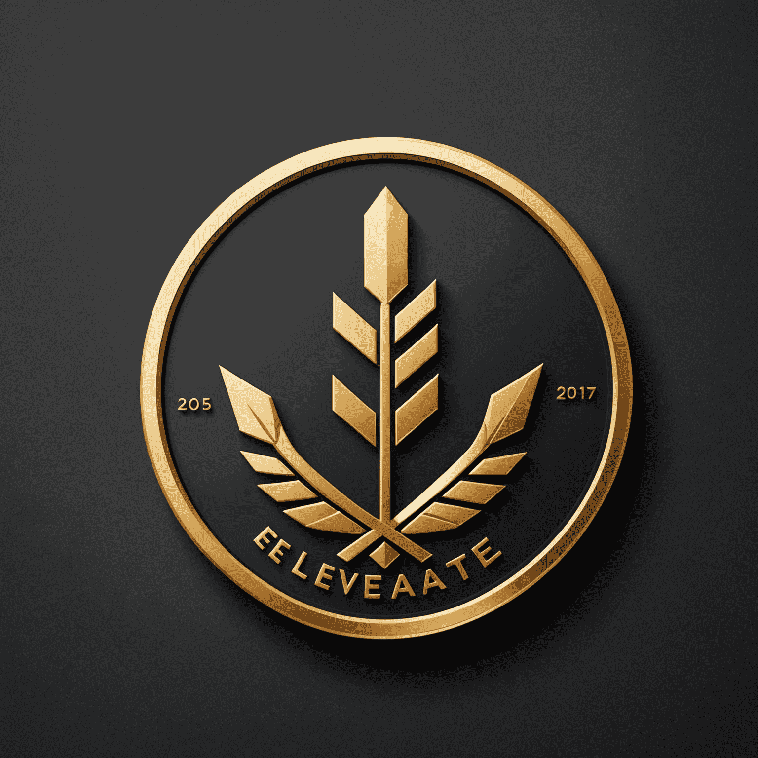 Elevate Capital logo featuring a stylized upward arrow and gold coin, symbolizing financial growth