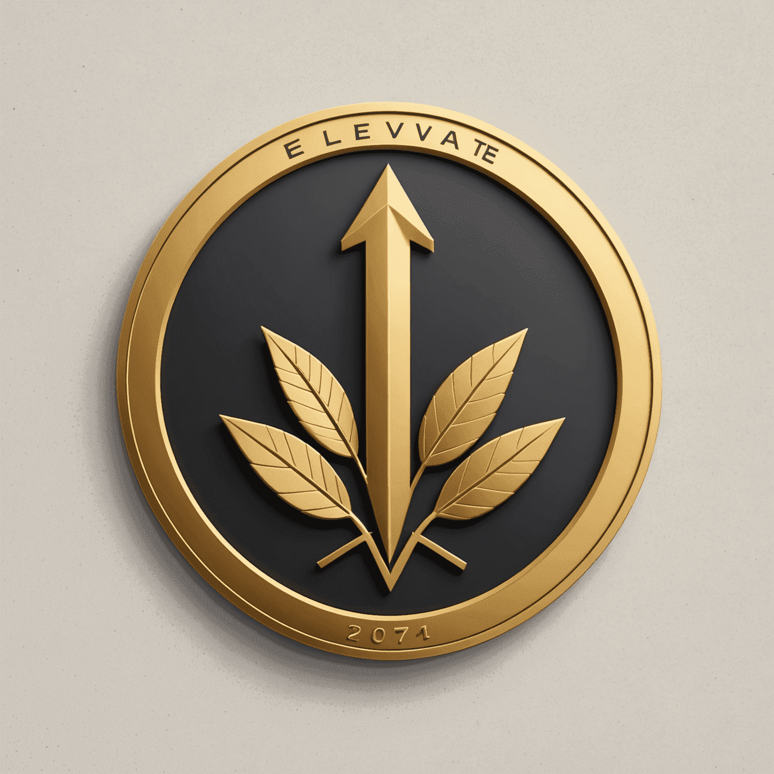 Elevate Capital logo featuring a stylized upward arrow and gold coin, symbolizing financial growth