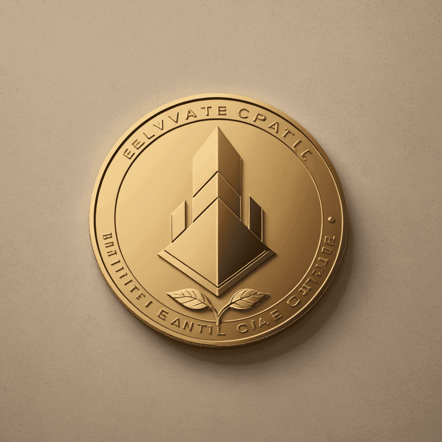 Elevate Capital logo featuring a stylized upward arrow and gold coin, symbolizing financial growth
