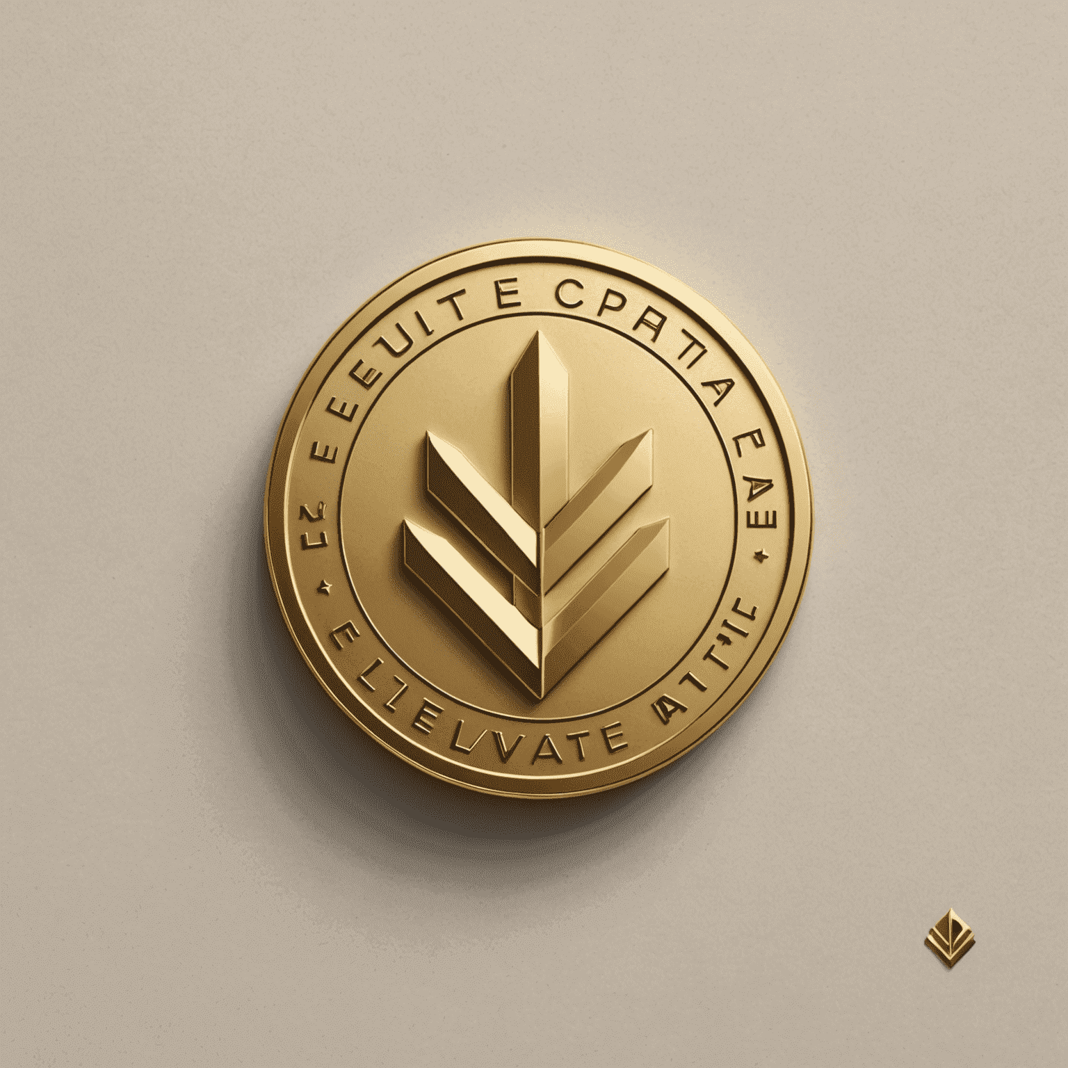 Elevate Capital logo featuring a stylized upward arrow and gold coin, symbolizing financial growth