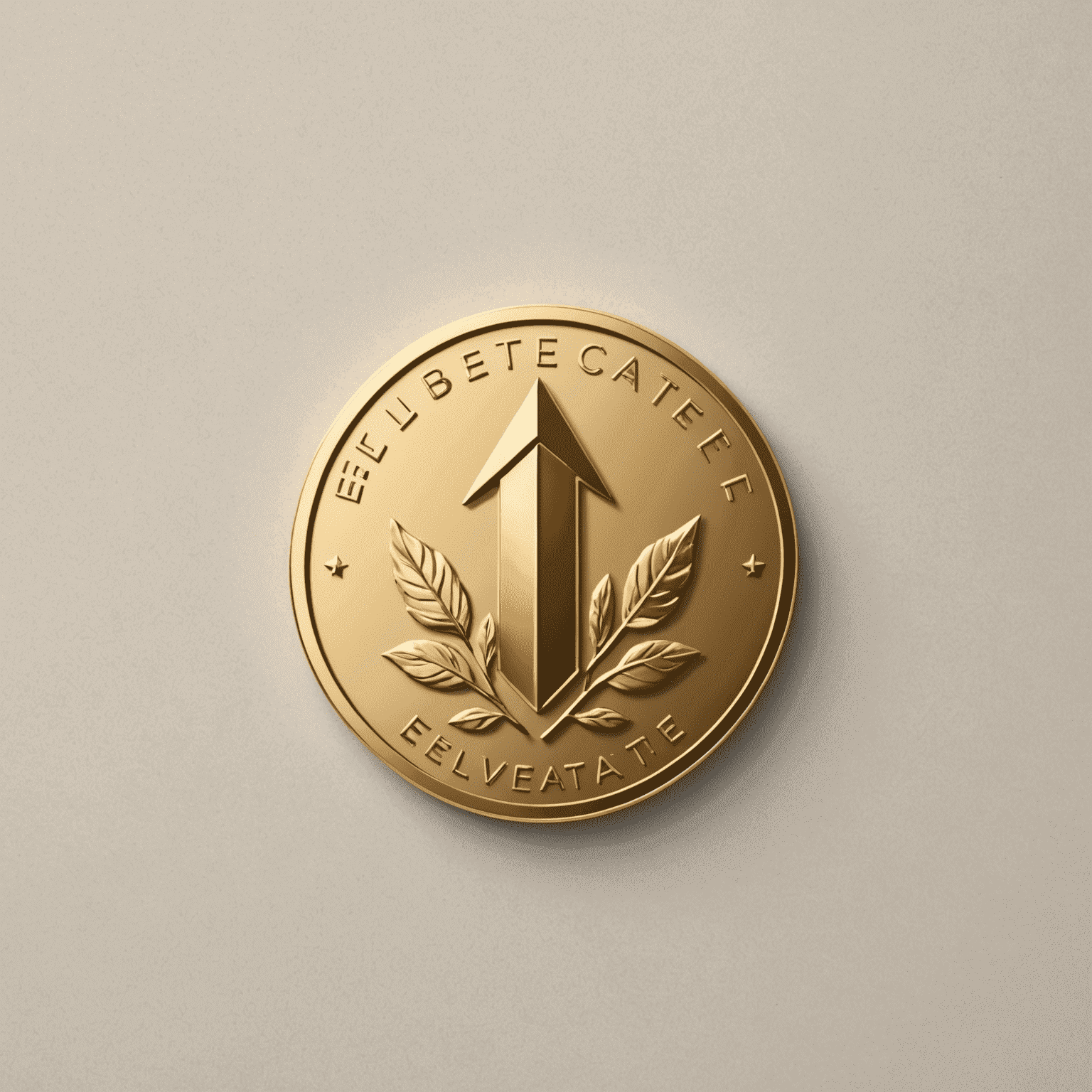 Elevate Capital logo featuring a stylized upward arrow and gold coin, symbolizing financial growth